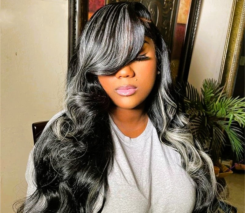 Oreo 613 Highlight 13x4 Lace Frontal Wig Pre Plucked