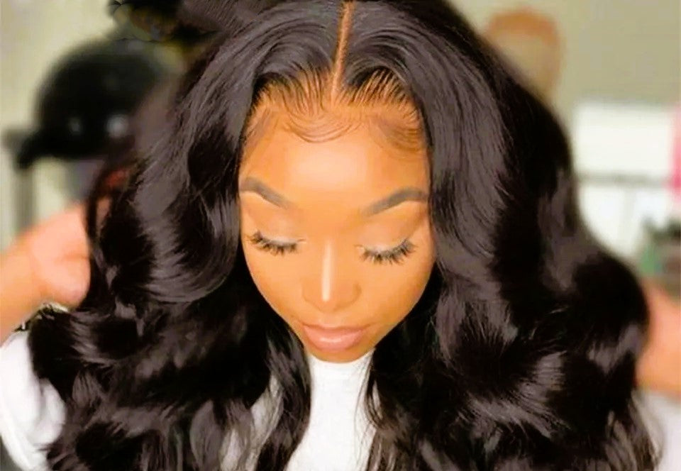 Brazilian Body Wave Transparent Swiss Lace Wigs